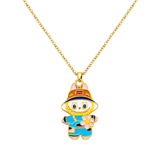 bts x Labubu Fall in Wild Necklace-0
