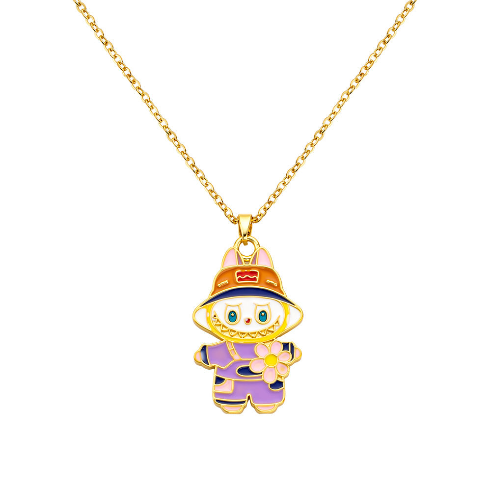 bts x Labubu Fall in Wild Necklace-1