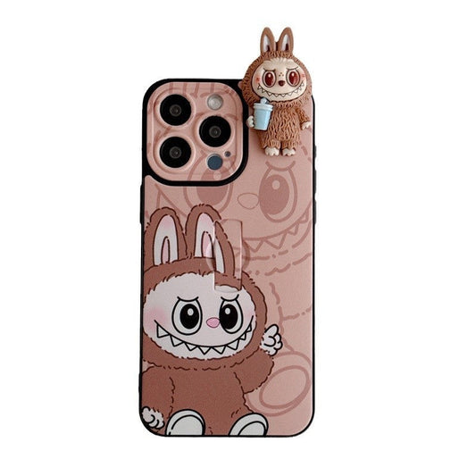 Monster Macchiato Labubu Phone Case-0