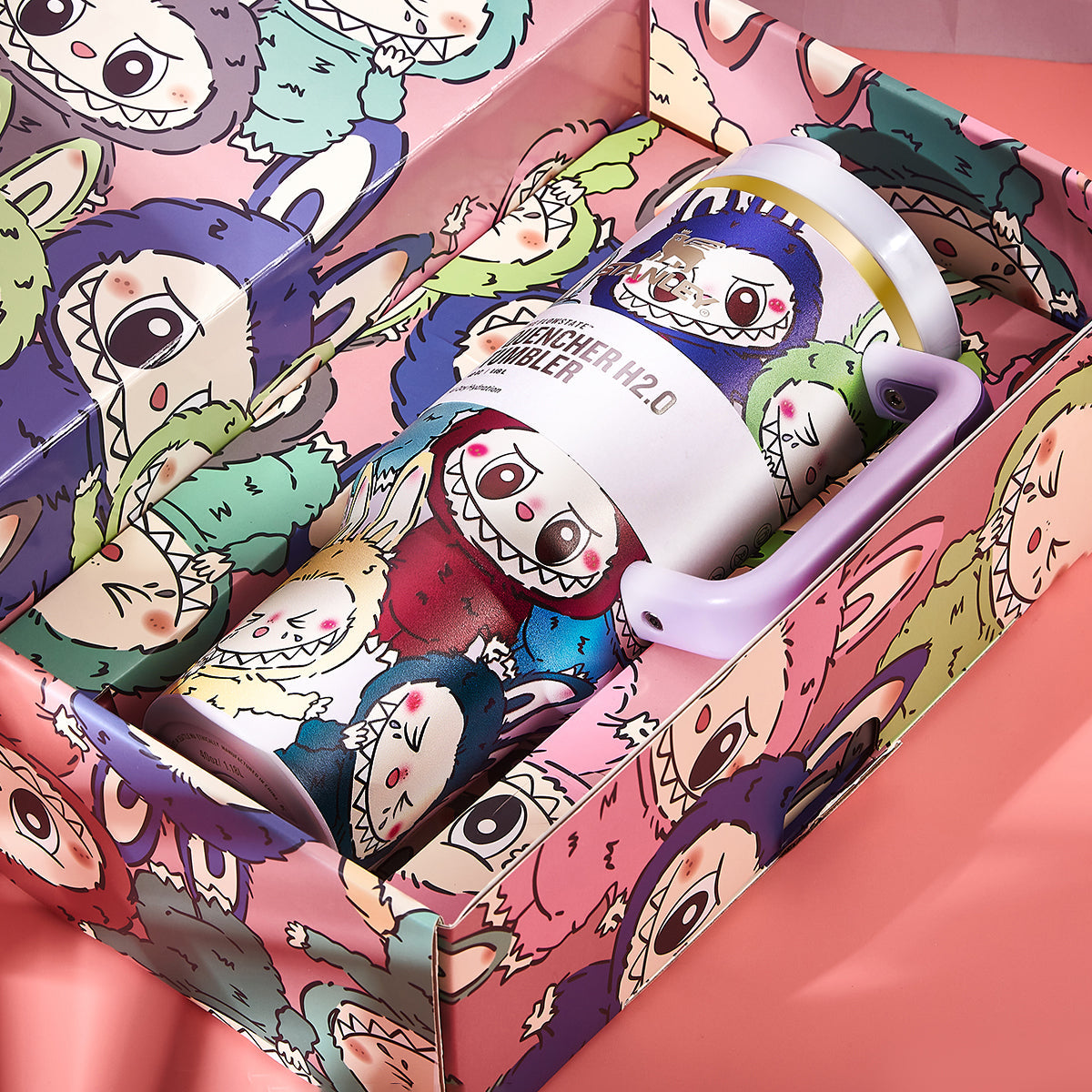 Limited Edition Stanley x Labubu Tumbler - The Monsters Quencher-4