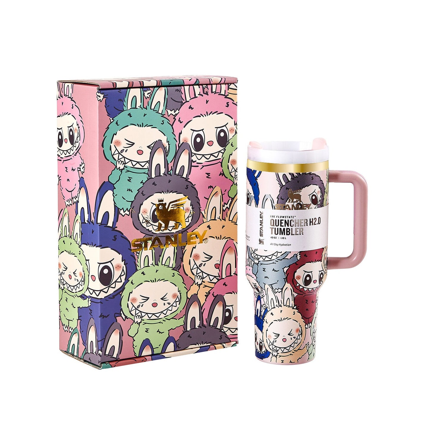 Limited Edition Stanley x Labubu Tumbler - The Monsters Quencher-5